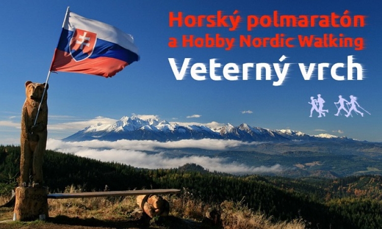 HORSKÝ POLMARATÓN A NORDIC WALKING VETERNÝ VRCH 2023